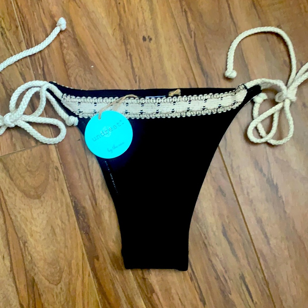 Black bikini bottom